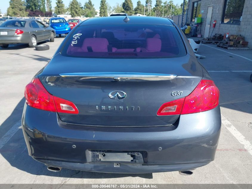 2012 Infiniti G37 Journey VIN: JN1CV6AP2CM625982 Lot: 39546767