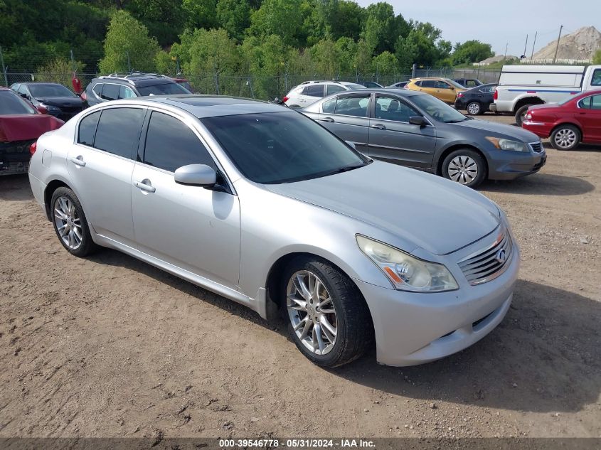 2008 Infiniti G35X VIN: JNKBV61F08M260367 Lot: 39546778