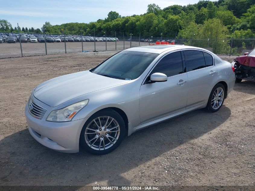 2008 Infiniti G35X VIN: JNKBV61F08M260367 Lot: 39546778