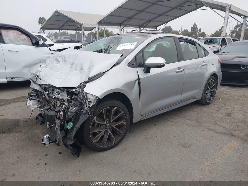VIN JTDP4RCE6LJ050897 2020 TOYOTA COROLLA SE