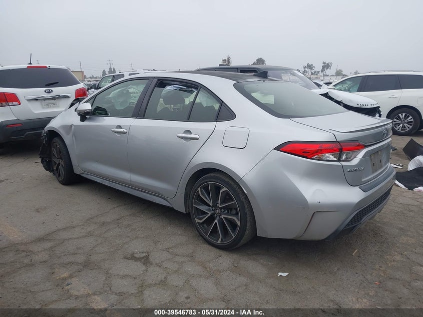 VIN JTDP4RCE6LJ050897 2020 TOYOTA COROLLA SE