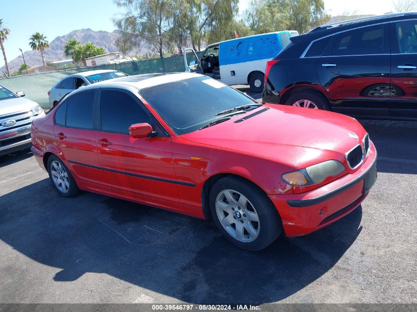 2003 BMW 325I I VIN: WBAET374X3NJ41251 Lot: 39546797