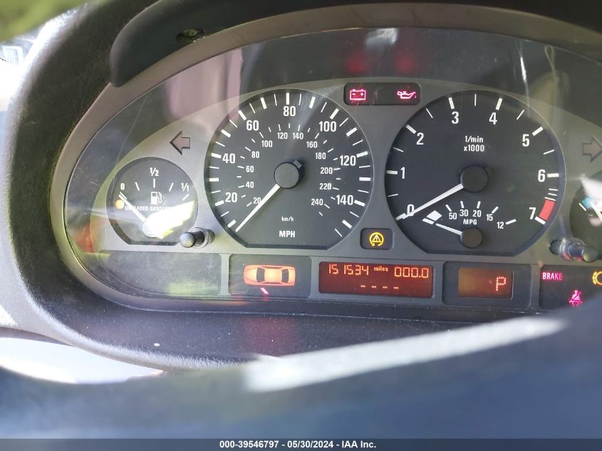 2003 BMW 325I I VIN: WBAET374X3NJ41251 Lot: 39546797