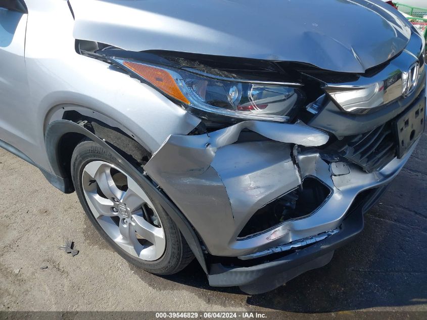 2019 Honda Hr-V Lx VIN: 3CZRU6H39KG727689 Lot: 39546829