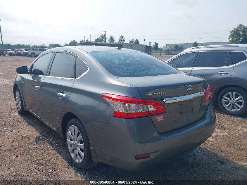 2015 Nissan Sentra Sv VIN: 3N1AB7AP8FL686323 Lot: 39546864