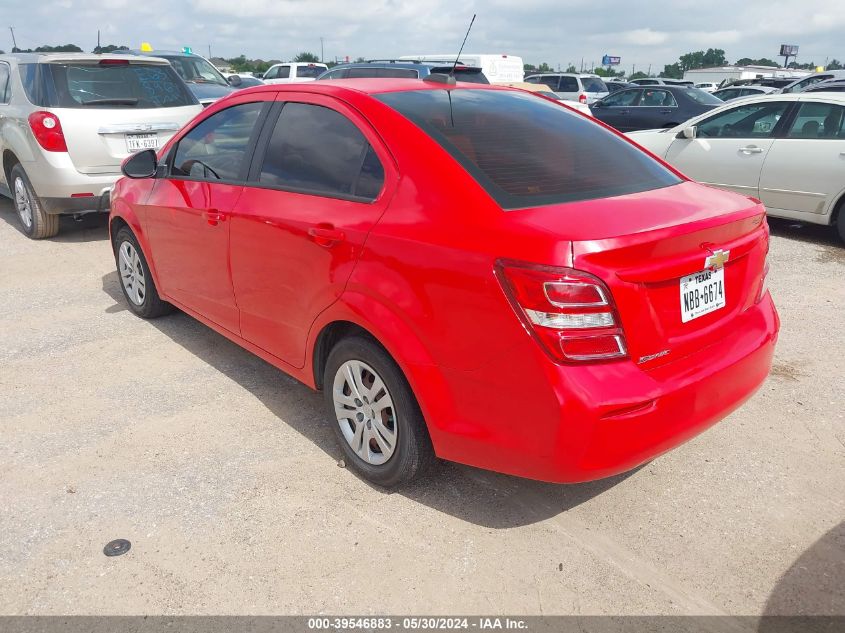 2017 Chevrolet Sonic Ls Auto VIN: 1G1JB5SH5H4147667 Lot: 39546883