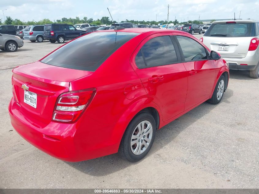 2017 Chevrolet Sonic Ls Auto VIN: 1G1JB5SH5H4147667 Lot: 39546883