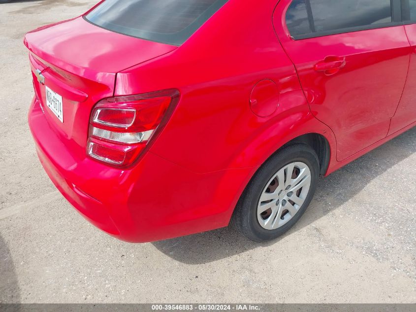 2017 Chevrolet Sonic Ls Auto VIN: 1G1JB5SH5H4147667 Lot: 39546883