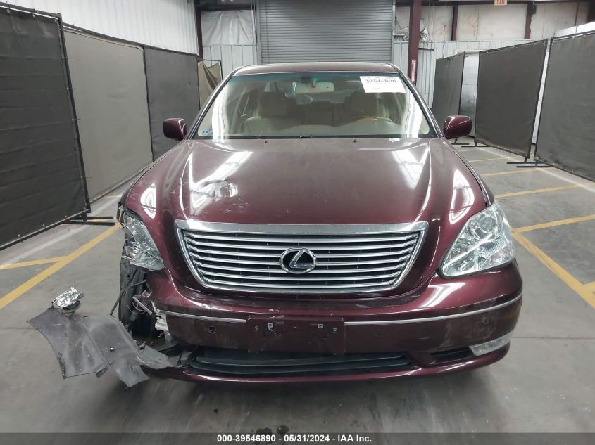 2004 Lexus Ls 430 VIN: JTHBN36F540133476 Lot: 39546890