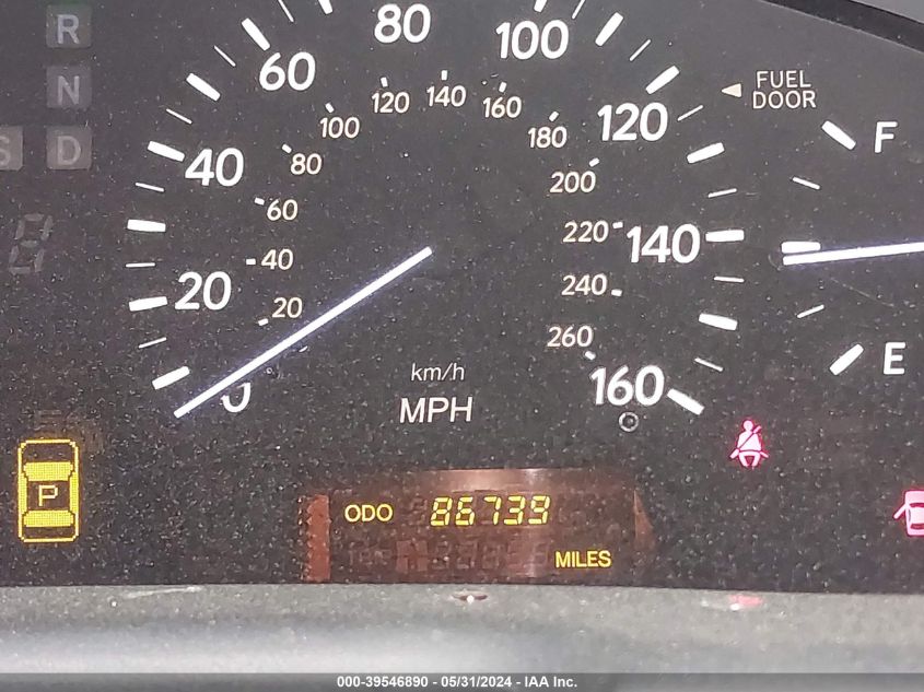 2004 Lexus Ls 430 VIN: JTHBN36F540133476 Lot: 39546890