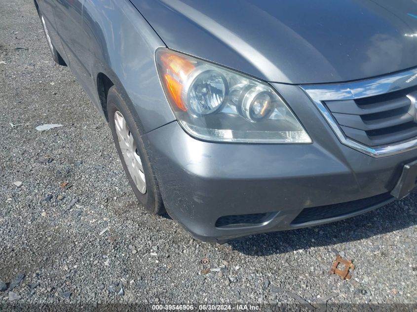 2009 Honda Odyssey Lx VIN: 5FNRL38269B031810 Lot: 39546906