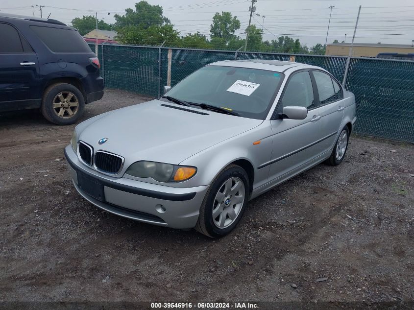 2003 BMW 325 I VIN: WBAEV334X3KL82616 Lot: 39546916