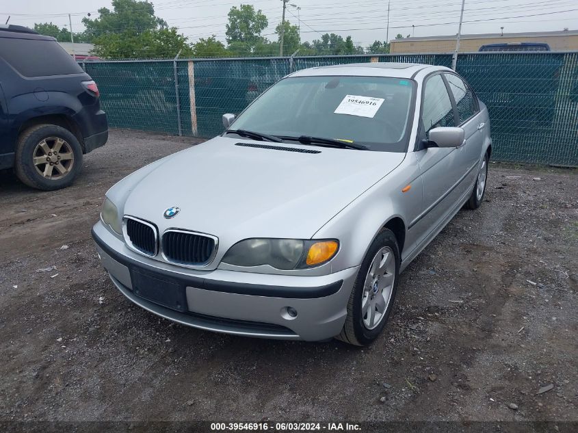 2003 BMW 325 I VIN: WBAEV334X3KL82616 Lot: 39546916