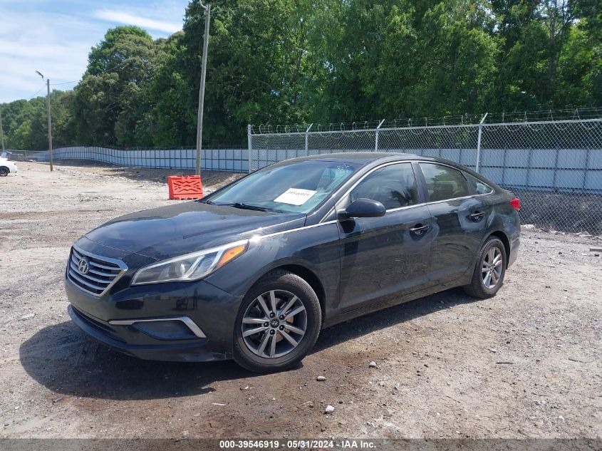 2016 Hyundai Sonata Se VIN: 5NPE24AF3GH384301 Lot: 39546919