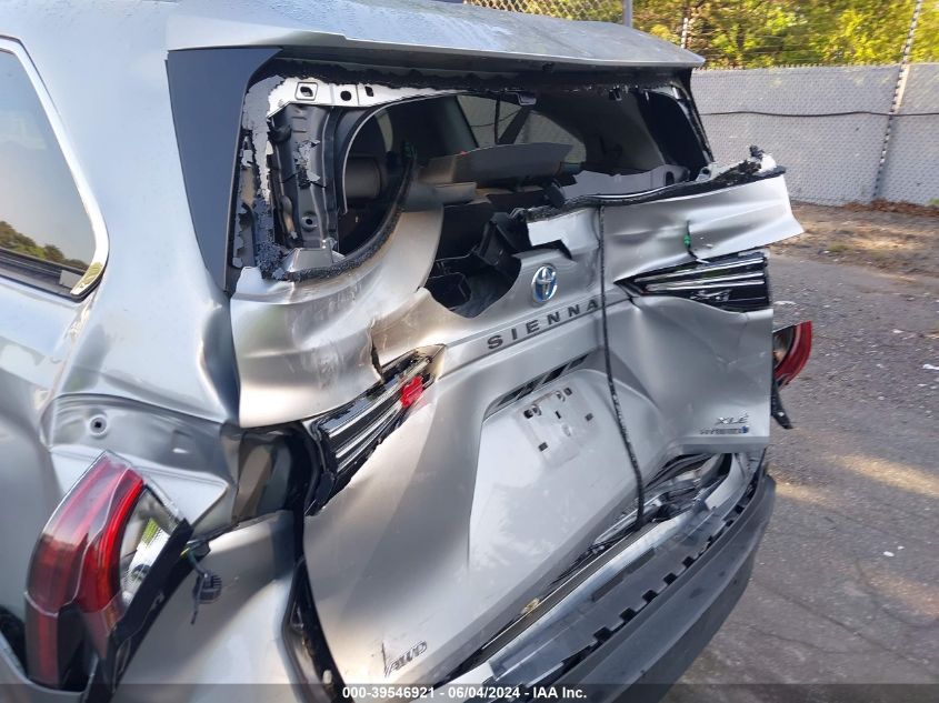 2022 Toyota Sienna Xle VIN: 5TDYSKFC7NS055866 Lot: 39546921