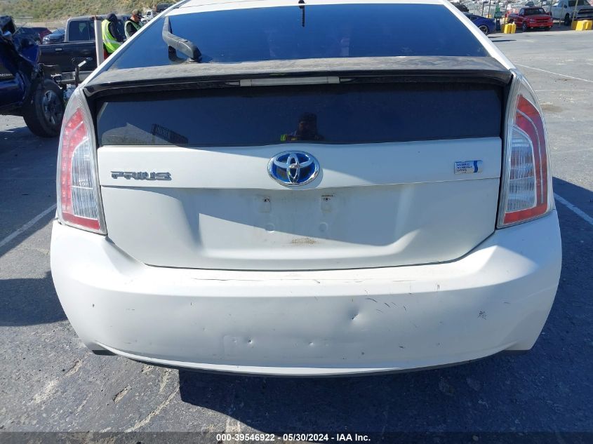 2012 Toyota Prius Two VIN: JTDKN3DU5C5446516 Lot: 39546922