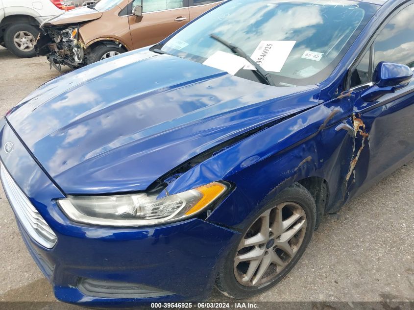 2013 Ford Fusion Se VIN: 3FA6P0H72DR346277 Lot: 39546925