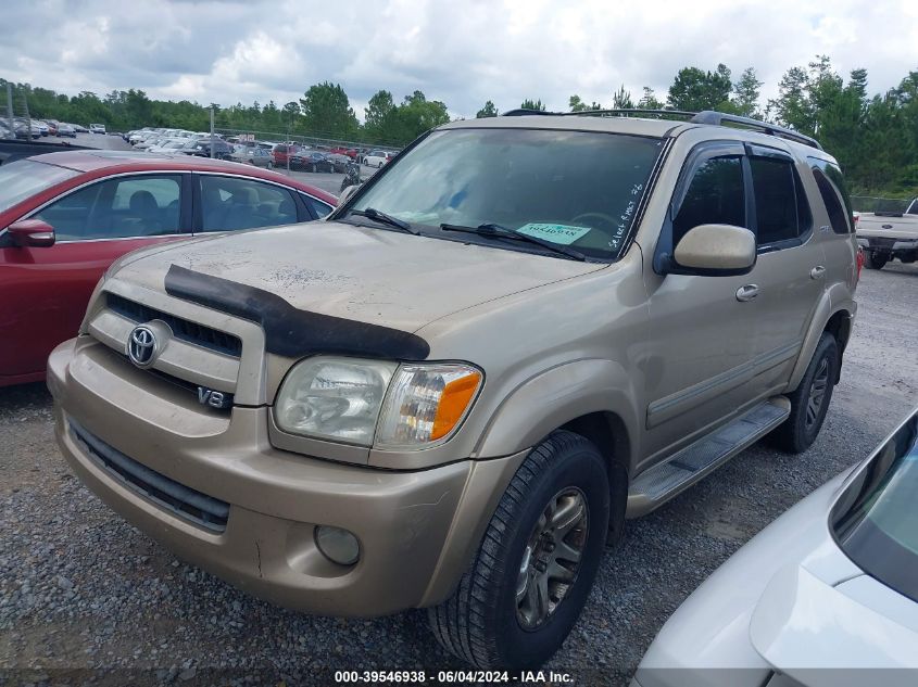 2007 Toyota Sequoia Sr5 V8 VIN: 5TDZT34A77S291316 Lot: 39546938