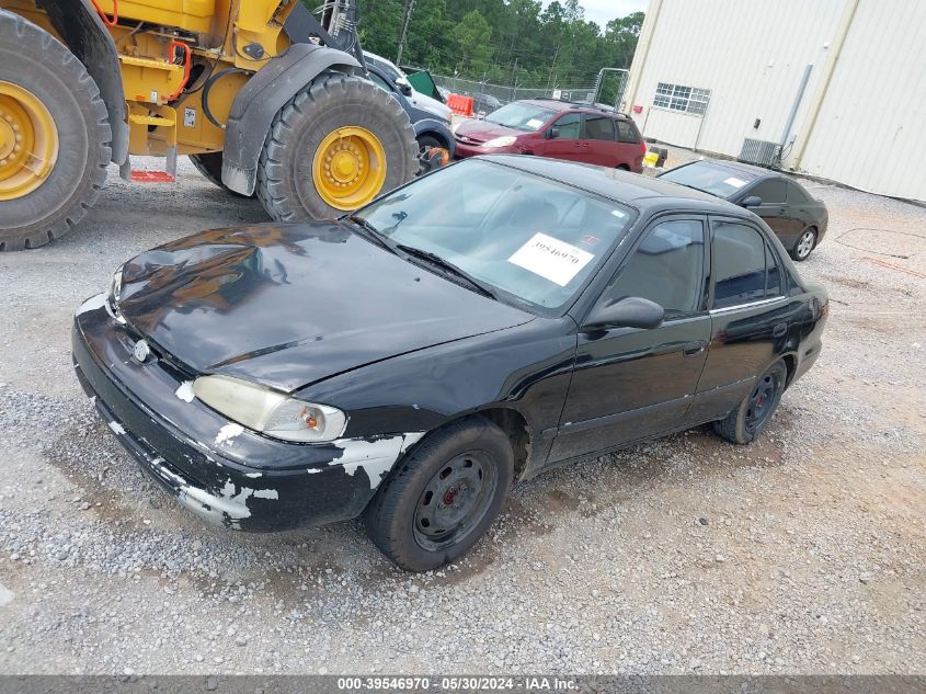 2001 Chevrolet Prizm VIN: 1Y1SK52881Z412307 Lot: 39546970