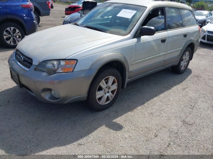 2005 Subaru Legacy Outback 2.5I VIN: 4S4BP61C657366071 Lot: 39547049