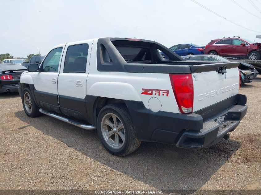 2002 Chevrolet Avalanche 1500 VIN: 3GNEC13T62G168594 Lot: 39547056