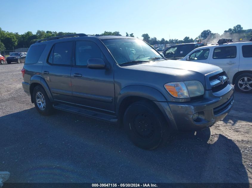 2005 Toyota Sequoia Limited V8 VIN: 5TDZT38A15S250977 Lot: 39547135