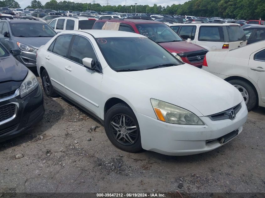 2003 Honda Accord 2.4 Lx VIN: 1HGCM563X3A016609 Lot: 39547212