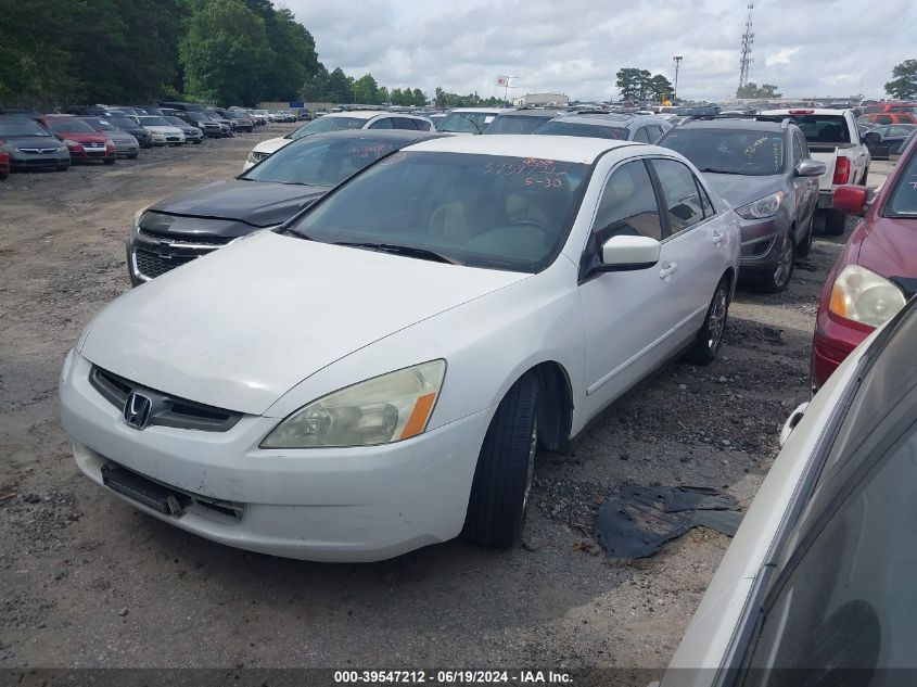 2003 Honda Accord 2.4 Lx VIN: 1HGCM563X3A016609 Lot: 39547212