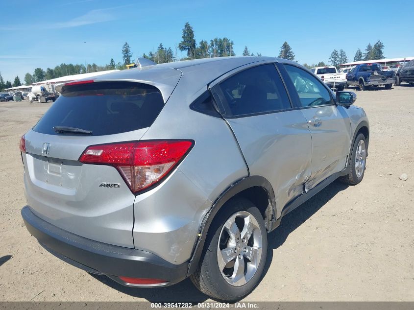 2016 Honda Hr-V Ex VIN: 3CZRU6H55GM768587 Lot: 39547282