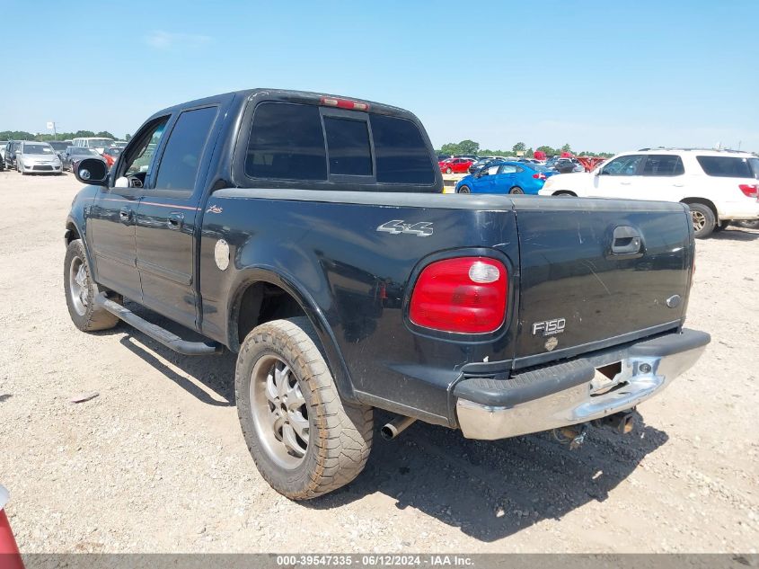 2001 Ford F-150 King Ranch Edition/Lariat/Xlt VIN: 1FTRW08L91KD94320 Lot: 39547335