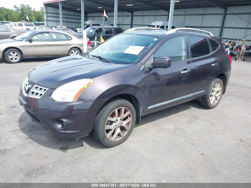 2012 Nissan Rogue Sv W/Sl Pkg VIN: JN8AS5MT2CW271373 Lot: 39547361