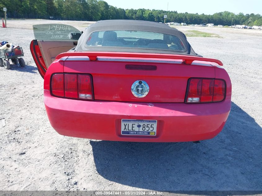 2006 Ford Mustang V6 VIN: 1ZVFT84N365104951 Lot: 39547441