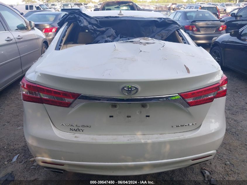 2015 Toyota Avalon Limited VIN: 4T1BK1EB0FU145619 Lot: 39547450