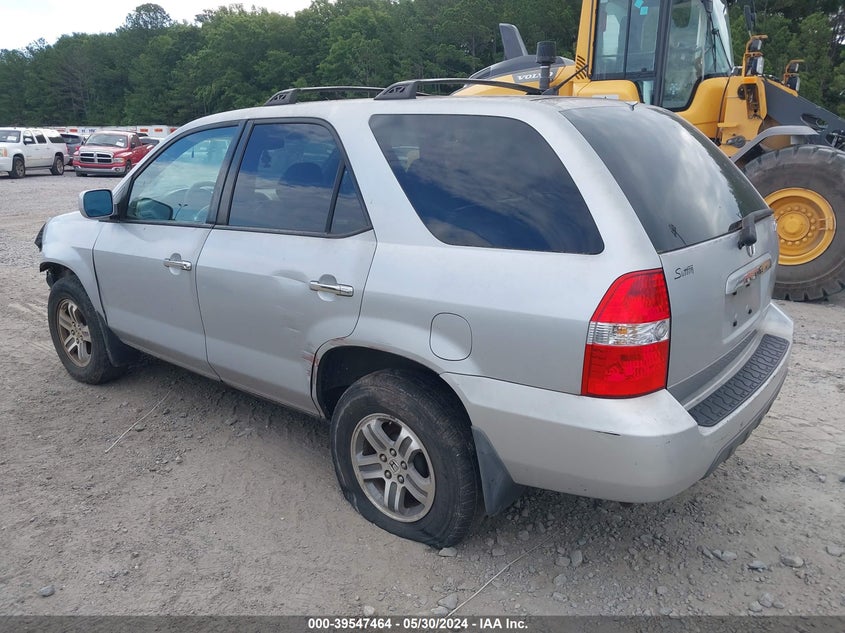 2002 Acura Mdx VIN: 2HNYD18662H543478 Lot: 39547464