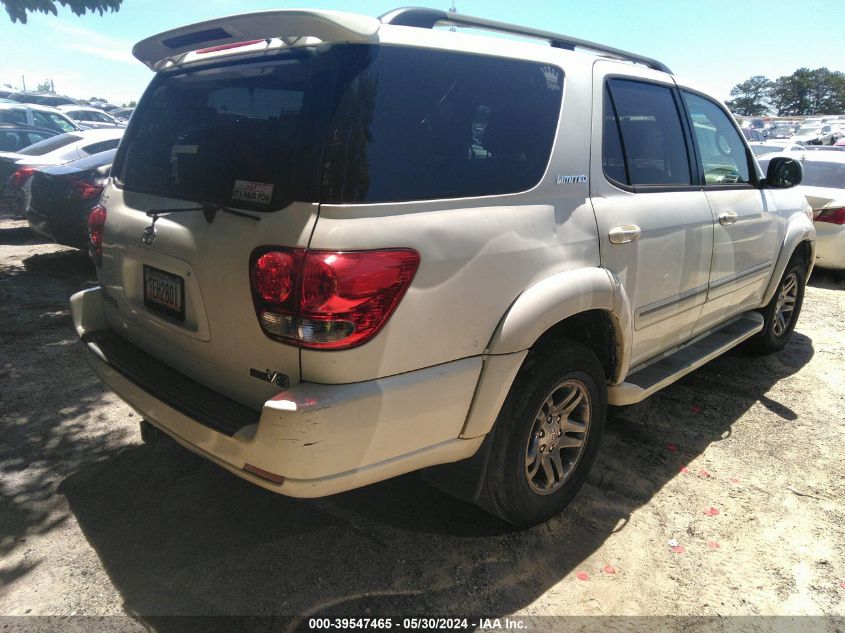 2005 Toyota Sequoia Limited V8 VIN: 5TDZT38A85S241547 Lot: 39547465