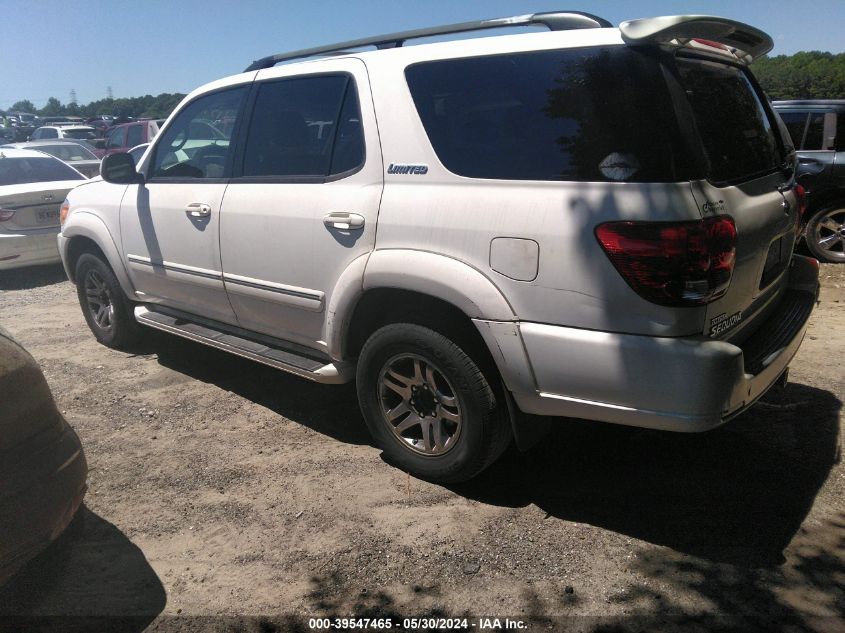 2005 Toyota Sequoia Limited V8 VIN: 5TDZT38A85S241547 Lot: 39547465