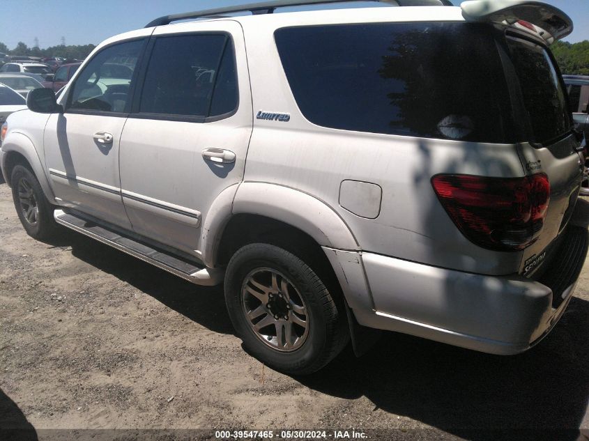 2005 Toyota Sequoia Limited V8 VIN: 5TDZT38A85S241547 Lot: 39547465