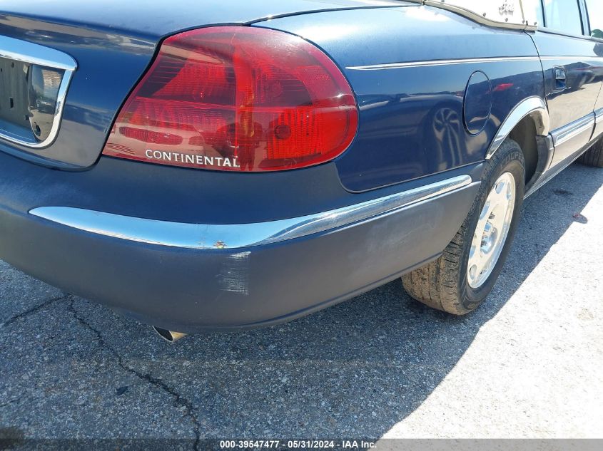 2002 Lincoln Continental VIN: 1LNHM97V02Y647916 Lot: 39547477