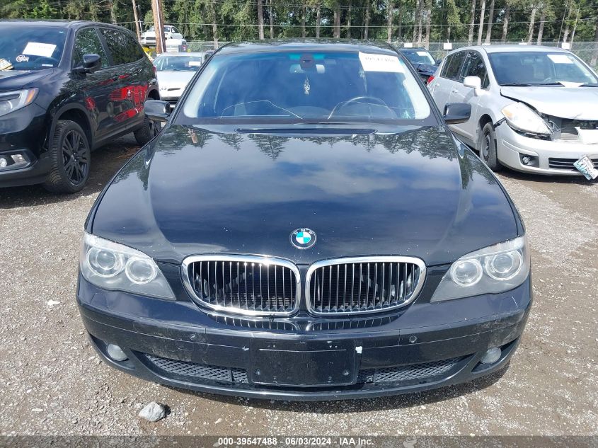2008 BMW 750Li VIN: WBAHN83578DT83740 Lot: 39547488