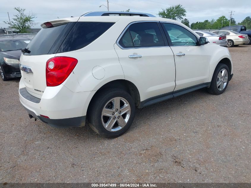 2014 Chevrolet Equinox Ltz VIN: 1GNFLHEK9EZ127298 Lot: 39547499