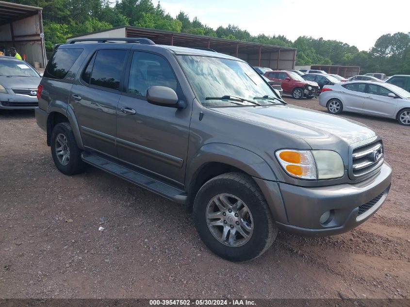 2004 Toyota Sequoia Limited V8 VIN: 5TDBT48A84S225709 Lot: 39547502