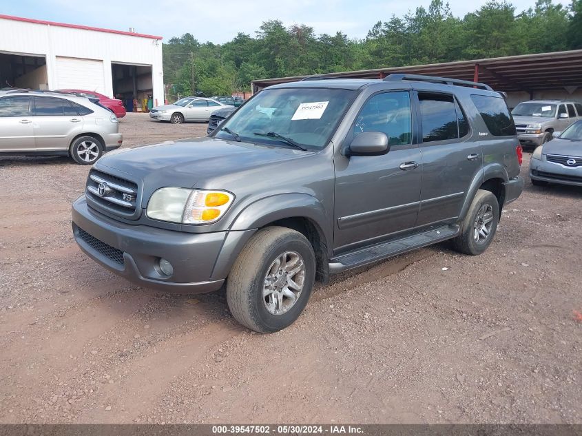 2004 Toyota Sequoia Limited V8 VIN: 5TDBT48A84S225709 Lot: 39547502