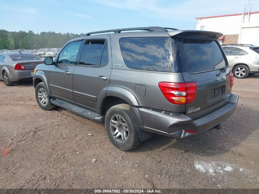 2004 Toyota Sequoia Limited V8 VIN: 5TDBT48A84S225709 Lot: 39547502