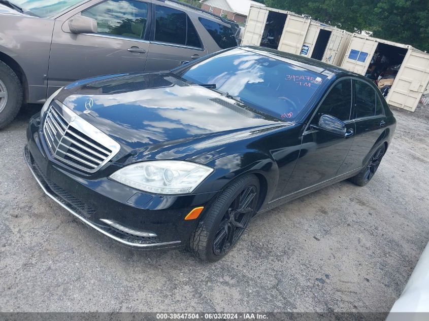 2011 Mercedes-Benz S 550 4Matic VIN: WDDNG8GB5BA368300 Lot: 39547504