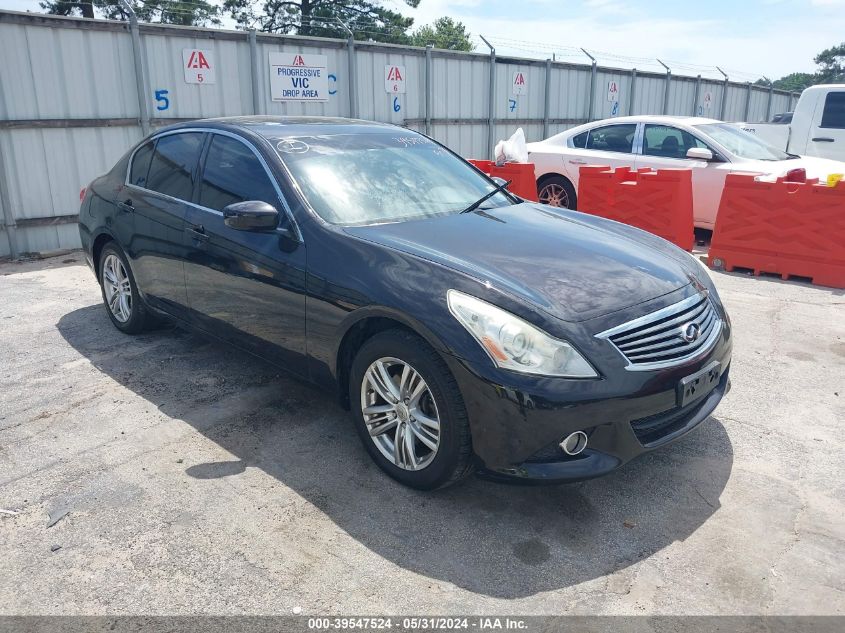 2012 Infiniti G37X VIN: JN1CV6AR9CM681161 Lot: 39547524