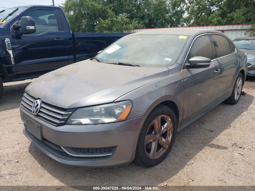 2013 Volkswagen Passat 2.5L Se VIN: 1VWBH7A30DC053107 Lot: 39547528