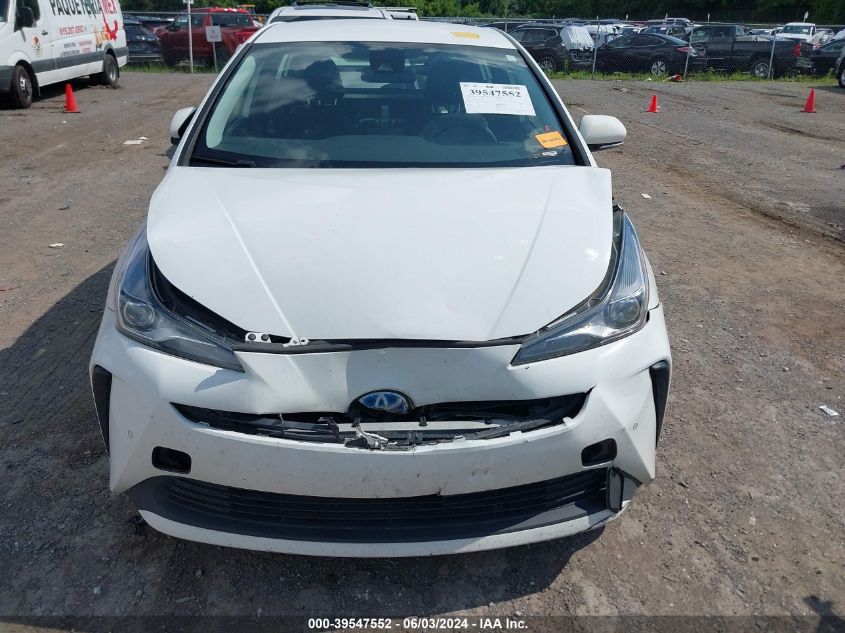 2021 Toyota Prius Le VIN: JTDKAMFU7M3140817 Lot: 39547552