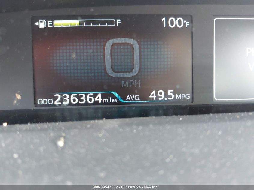 2021 Toyota Prius Le VIN: JTDKAMFU7M3140817 Lot: 39547552