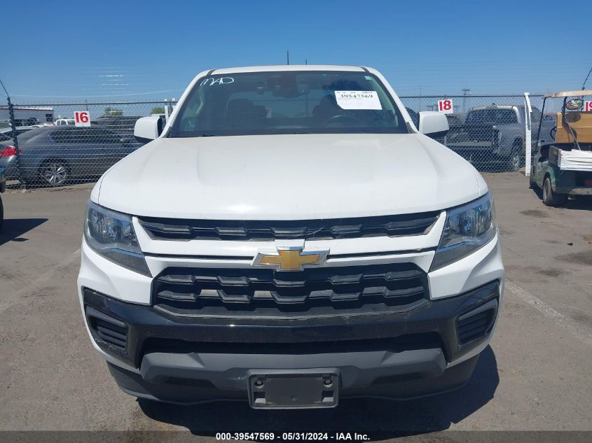 2021 Chevrolet Colorado 2Wd Long Box Lt VIN: 1GCHSCEA6M1202731 Lot: 39547569