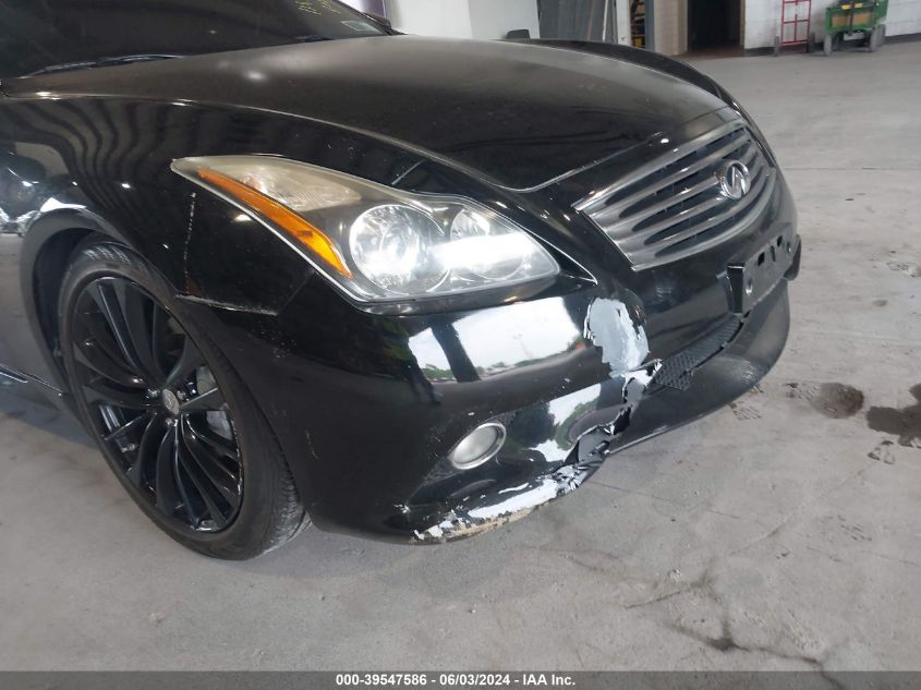 2013 Infiniti G37X VIN: JN1CV6EL8DM981068 Lot: 39547586